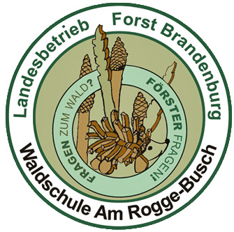 Waldschule Am Roggebusch, Logo Förster fragen