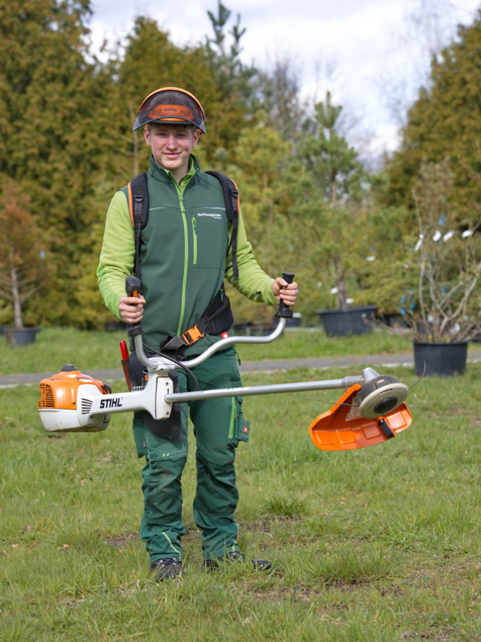 Arbeiten mit Freischneider