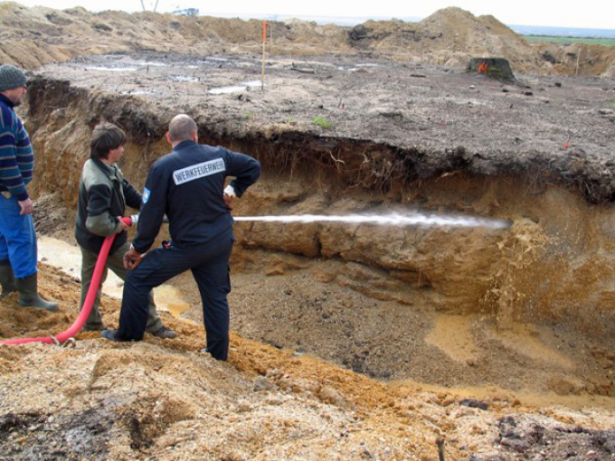 mit hohem Wasserverbrauch