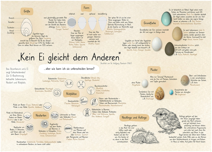 Tafel der Eierausstellung